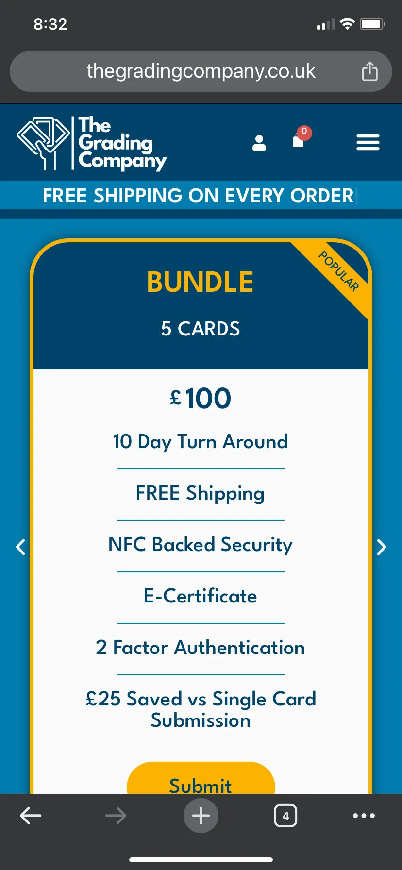 Mobile pricing